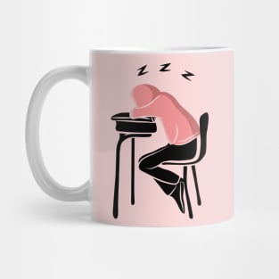 sleepy student Mug